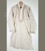 Shop Menswear Lucknowi Chikankari Kurta pajama in Dubai