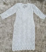 White Lucknowi Chikankari Kurti in Dubai, Abu Dhabi, Sharjah