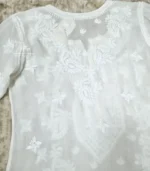White Lucknowi Chikankari Kurti in Dubai, Abu Dhabi, Sharjah