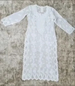 White Lucknowi Chikankari Kurti in Dubai, Abu Dhabi, Sharjah