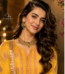Yellow and Pink Chikankari Anarkali