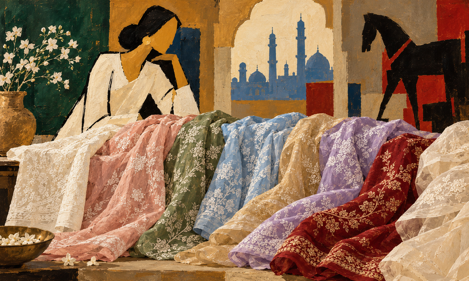 Why Chikankari Feels Different on Different Fabrics